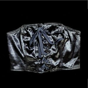 Purple Metallic Tube Top